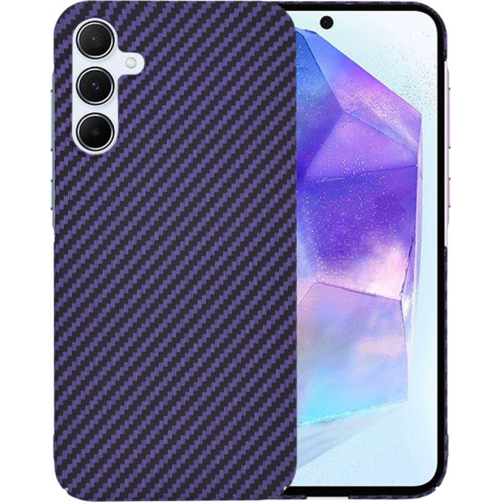 Techsuit - Carbonite FiberShell - Samsung Galaxy A55 5G - Purple