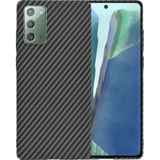 Techsuit - Carbonite FiberShell - Samsung Galaxy Note 20 4G / Note 20 5G - Black
