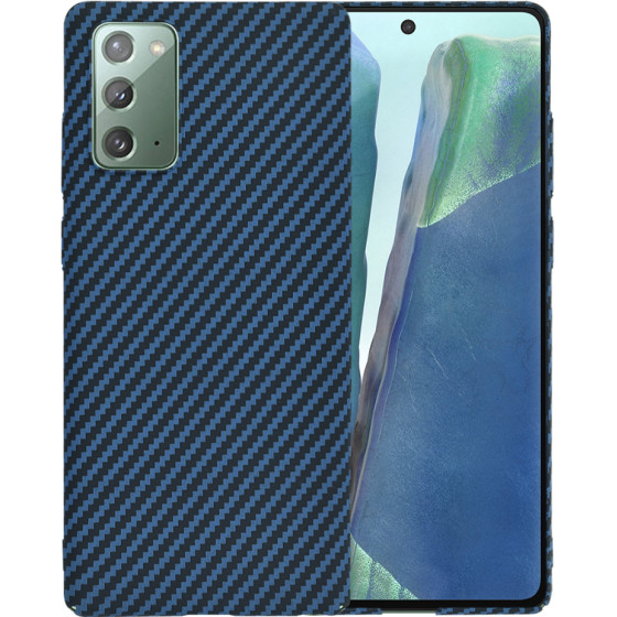Techsuit - Carbonite FiberShell - Samsung Galaxy Note 20 4G / Note 20 5G - Cyan