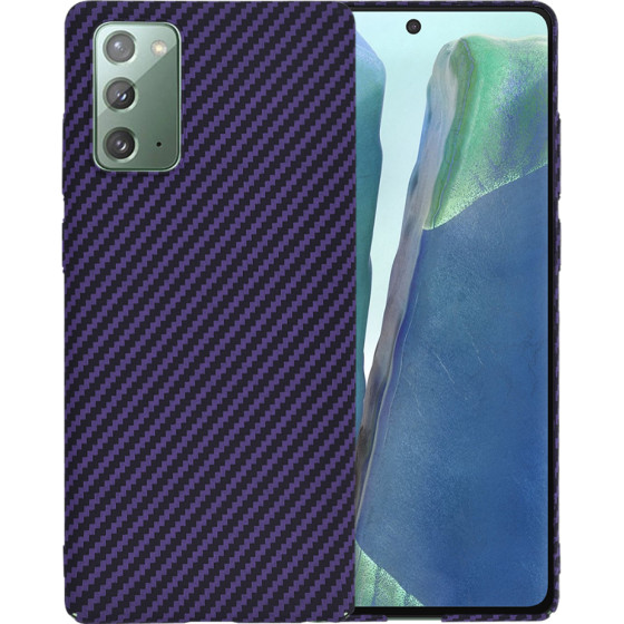 Techsuit - Carbonite FiberShell - Samsung Galaxy Note 20 4G / Note 20 5G - Purple