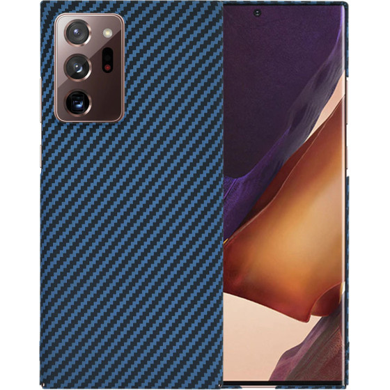 Techsuit - Carbonite FiberShell - Samsung Galaxy Note 20 Ultra / Note 20 Ultra 5G - Cyan