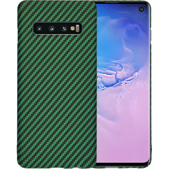 Techsuit - Carbonite FiberShell - Samsung Galaxy S10 - Green