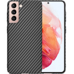 Techsuit - Carbonite FiberShell - Samsung Galaxy S21 5G - Black