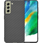 Techsuit - Carbonite FiberShell - Samsung Galaxy S21 FE 5G - Black