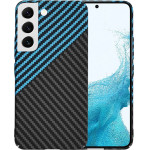 Techsuit - Carbonite FiberShell - Samsung Galaxy S22 5G - Blue Pulse