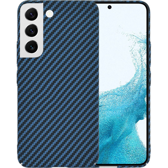 Techsuit - Carbonite FiberShell - Samsung Galaxy S22 5G - Cyan