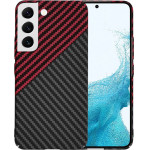 Techsuit - Carbonite FiberShell - Samsung Galaxy S22 5G - Red Vortex
