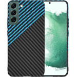 Techsuit - Carbonite FiberShell - Samsung Galaxy S22 Plus 5G - Blue Pulse