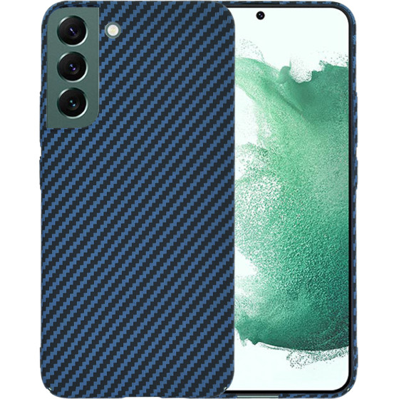 Techsuit - Carbonite FiberShell - Samsung Galaxy S22 Plus 5G - Cyan