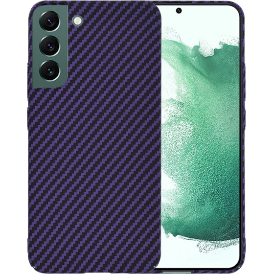 Techsuit - Carbonite FiberShell - Samsung Galaxy S22 Plus 5G - Purple