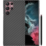 Techsuit - Carbonite FiberShell - Samsung Galaxy S22 Ultra 5G - Black