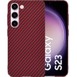 Techsuit - Carbonite FiberShell - Samsung Galaxy S23 - Red
