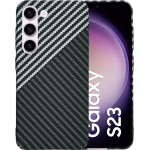 Techsuit - Carbonite FiberShell - Samsung Galaxy S23 - Stealth Gray