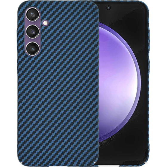 Techsuit - Carbonite FiberShell - Samsung Galaxy S23 FE - Cyan