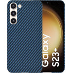 Techsuit - Carbonite FiberShell - Samsung Galaxy S23 Plus - Cyan
