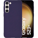 Techsuit - Carbonite FiberShell - Samsung Galaxy S23 Plus - Purple