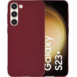 Techsuit - Carbonite FiberShell - Samsung Galaxy S23 Plus - Red