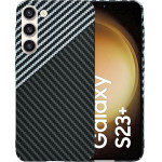 Techsuit - Carbonite FiberShell - Samsung Galaxy S23 Plus - Stealth Gray