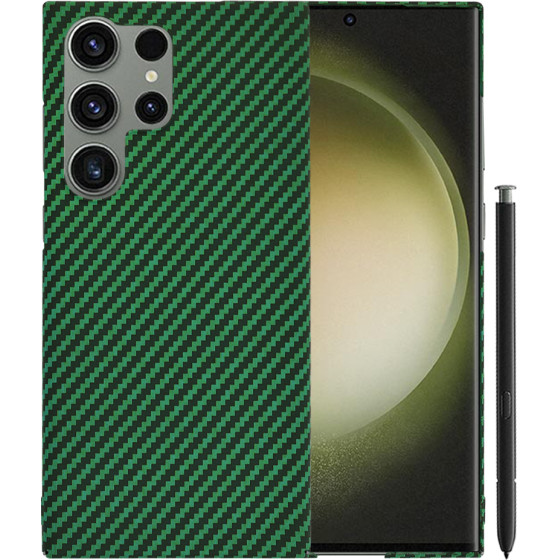 Techsuit - Carbonite FiberShell - Samsung Galaxy S23 Ultra - Green