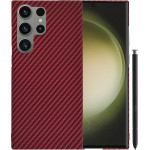 Techsuit - Carbonite FiberShell - Samsung Galaxy S23 Ultra - Red