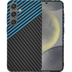 Techsuit - Carbonite FiberShell - Samsung Galaxy S24 - Blue Pulse