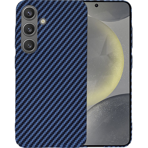 Techsuit - Carbonite FiberShell - Samsung Galaxy S24 - Cyan
