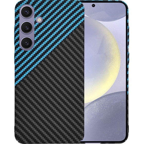 Techsuit - Carbonite FiberShell - Samsung Galaxy S24 Plus - Blue Pulse