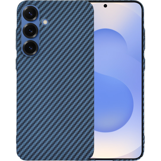 Techsuit - Carbonite FiberShell - Samsung Galaxy S25 - Cyan