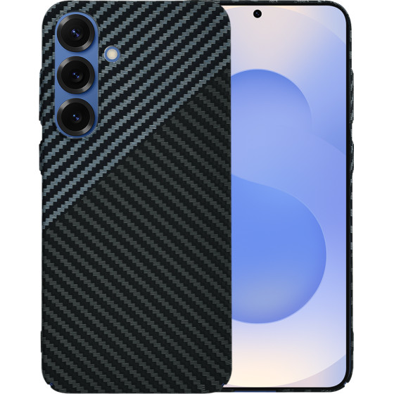 Techsuit - Carbonite FiberShell - Samsung Galaxy S25 - Stealth Gray