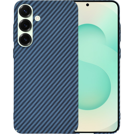 Techsuit - Carbonite FiberShell - Samsung Galaxy S25 Plus - Cyan