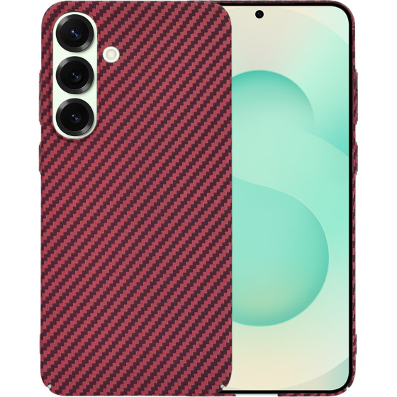 Techsuit - Carbonite FiberShell - Samsung Galaxy S25 Plus - Red