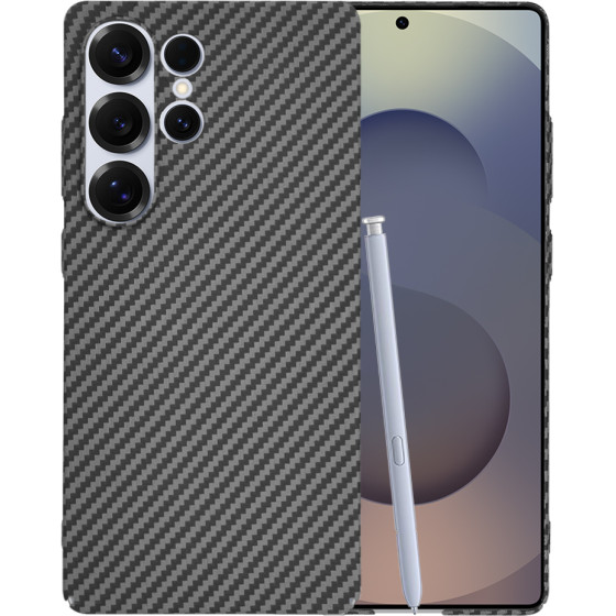 Techsuit - Carbonite FiberShell - Samsung Galaxy S25 Ultra - Black