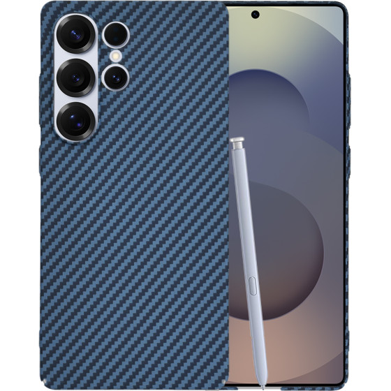 Techsuit - Carbonite FiberShell - Samsung Galaxy S25 Ultra - Cyan