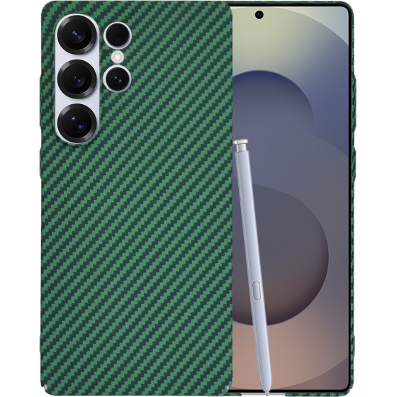 Techsuit - Carbonite FiberShell - Samsung Galaxy S25 Ultra - Green
