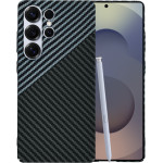 Techsuit - Carbonite FiberShell - Samsung Galaxy S25 Ultra - Stealth Gray