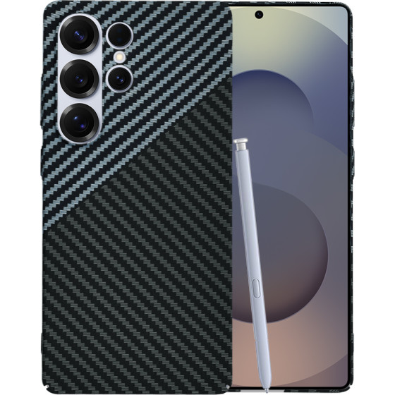 Techsuit - Carbonite FiberShell - Samsung Galaxy S25 Ultra - Stealth Gray