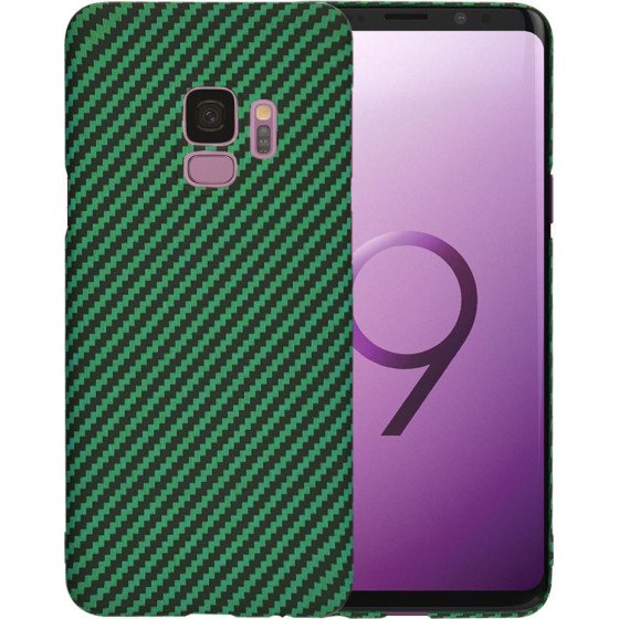 Techsuit - Carbonite FiberShell - Samsung Galaxy S9 - Green