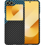 Techsuit - Carbonite FiberShell - Samsung Galaxy Z Flip6 - Blue Pulse