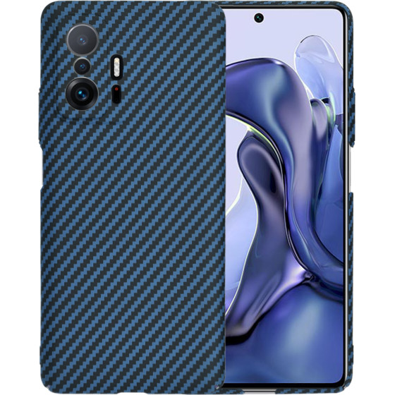 Techsuit - Carbonite FiberShell - Xiaomi 11T / 11T Pro - Cyan