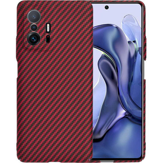 Techsuit - Carbonite FiberShell - Xiaomi 11T / 11T Pro - Red