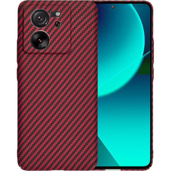 Techsuit - Carbonite FiberShell - Xiaomi 13T / 13T Pro - Red