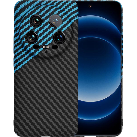 Techsuit - Carbonite FiberShell - Xiaomi 14 Ultra - Blue Pulse