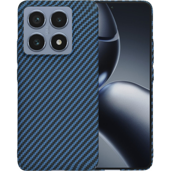 Techsuit - Carbonite FiberShell - Xiaomi 14T Pro - Cyan