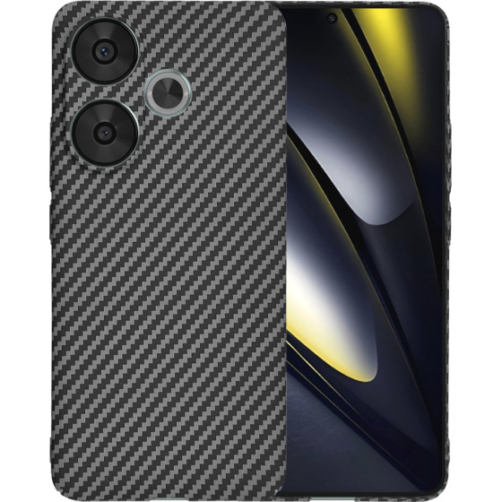 Techsuit - Carbonite FiberShell - Xiaomi Poco F6 - Black