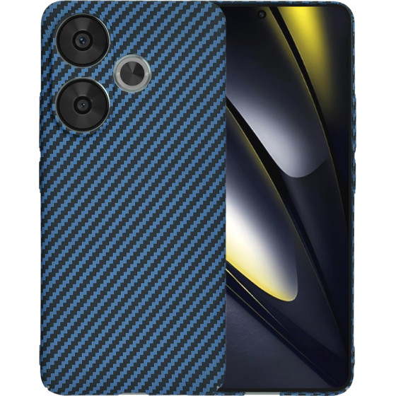 Techsuit - Carbonite FiberShell - Xiaomi Poco F6 - Cyan