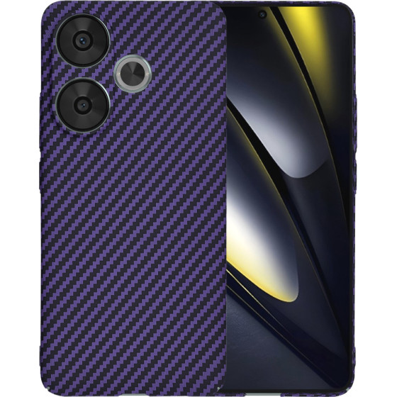 Techsuit - Carbonite FiberShell - Xiaomi Poco F6 - Purple