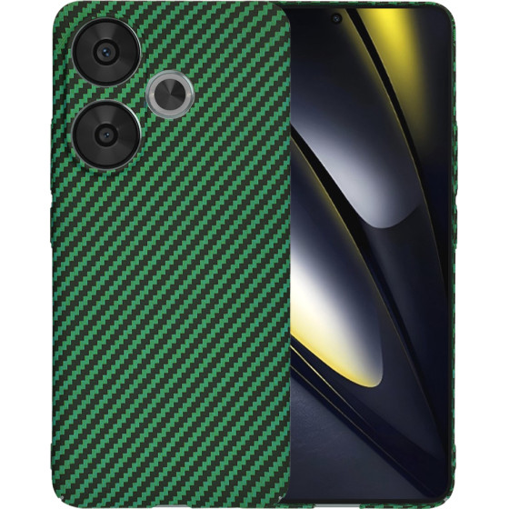 Techsuit - Carbonite FiberShell - Xiaomi Poco F6 - Green
