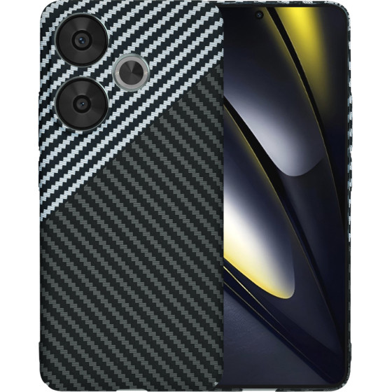 Techsuit - Carbonite FiberShell - Xiaomi Poco F6 - Stealth Gray