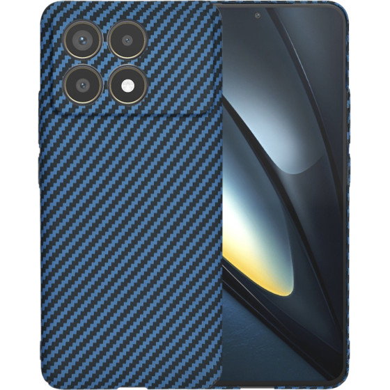 Techsuit - Carbonite FiberShell - Xiaomi Poco F6 Pro - Cyan
