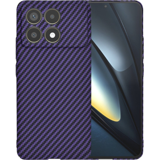 Techsuit - Carbonite FiberShell - Xiaomi Poco F6 Pro - Purple